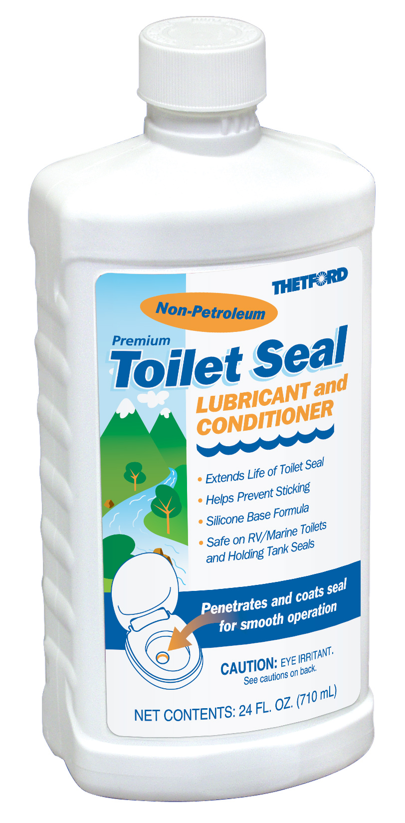 Toilet Seal Lubricant and Conditioner  Permanent and portable toilets seal  lubricant